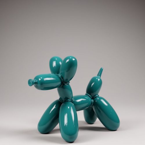 Balloon Dog Small Decorative Figure - Turquoise
