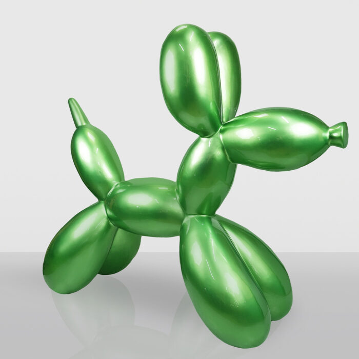 Large Decorative Figure Balloon Dog - Metallic Purple - Image 2