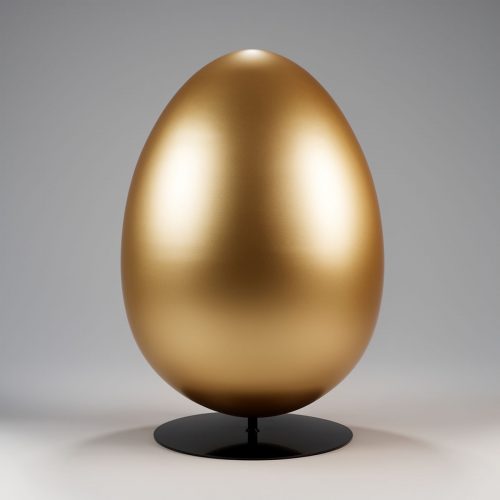Golden Easter Eggs - Festive Decoration