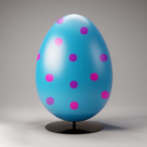 Decoration Large Easter Egg 3D Figure