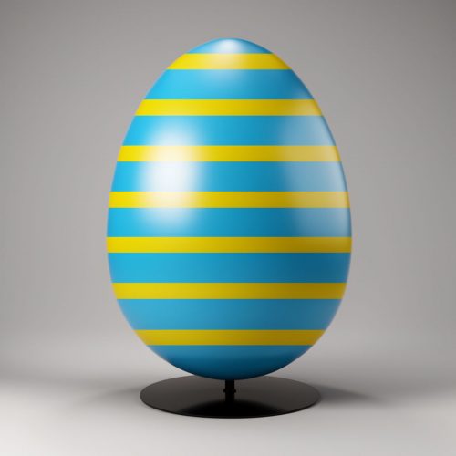 Decoration Large Easter Egg 3D Figure