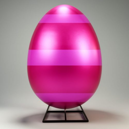 Decorative XXL Easter Egg Figure – Square Base