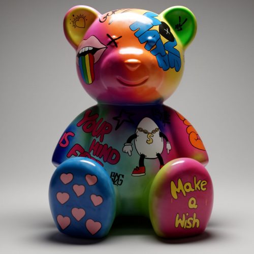 Large Sitting Teddy Bear - Wish