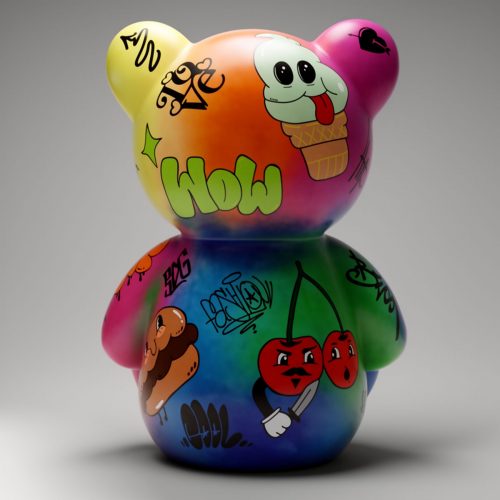 Large Sitting Teddy Bear - Wish