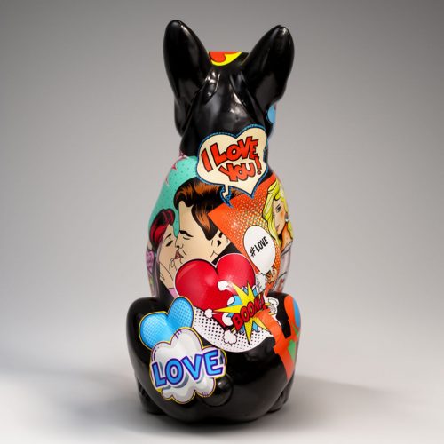 Decorative Figurine French Bulldog - Comics