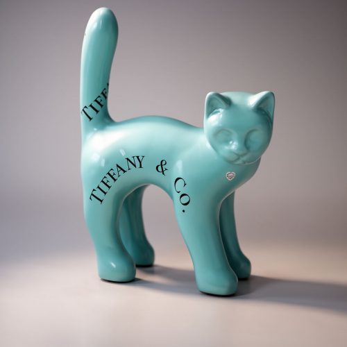 Decorative Figurine Small Standing Cat - T