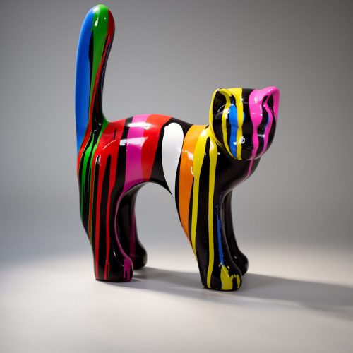Decorative Figurine Small Standing Cat - Trash