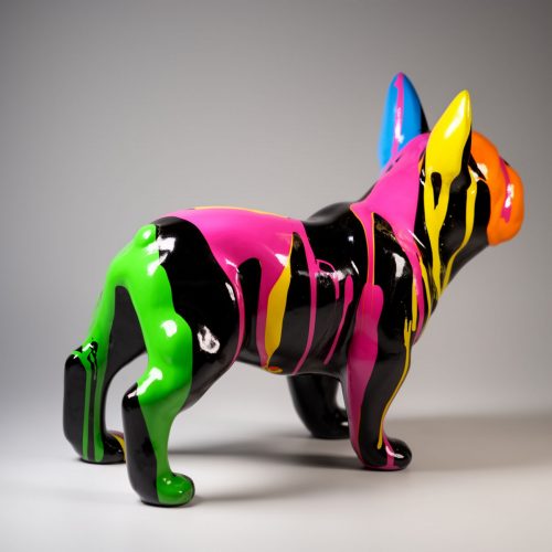 Standing French Bulldog Figurine - Trash