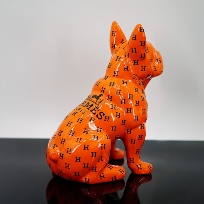 Figurka Dekoracyjna Pies Bulldog Francuski - H