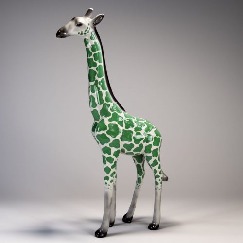 Large 3D Figure - Giraffe with Green Spots