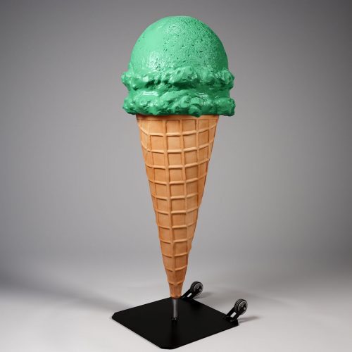 Advertising Figure of Scoop Ice Cream - Mint