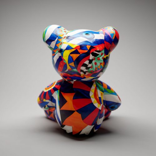 Small Sitting Bear - Mosaic