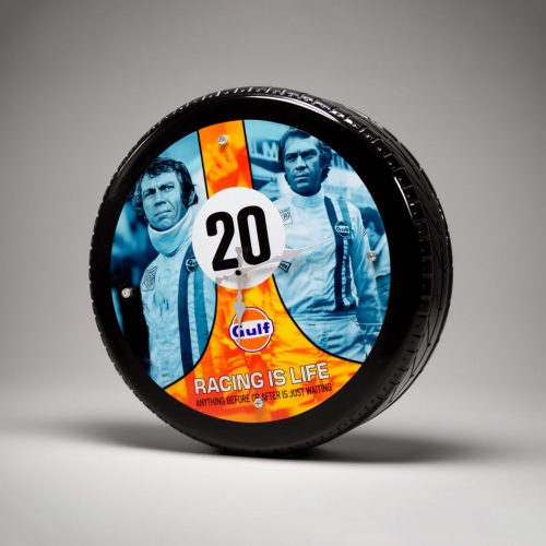 Designerski zegar opona Gulf 20