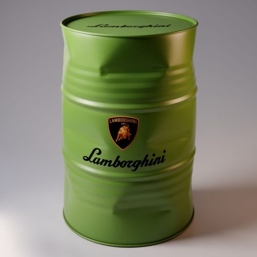 Bent barrel with logo