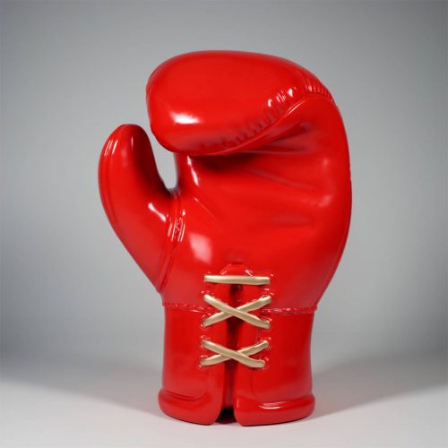 Large Realistic Boxing Glove Figure - Red