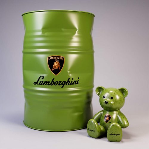 Bent barrel with logo