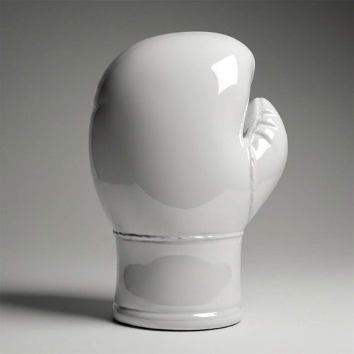Large Realistic Boxing Glove Figure - White