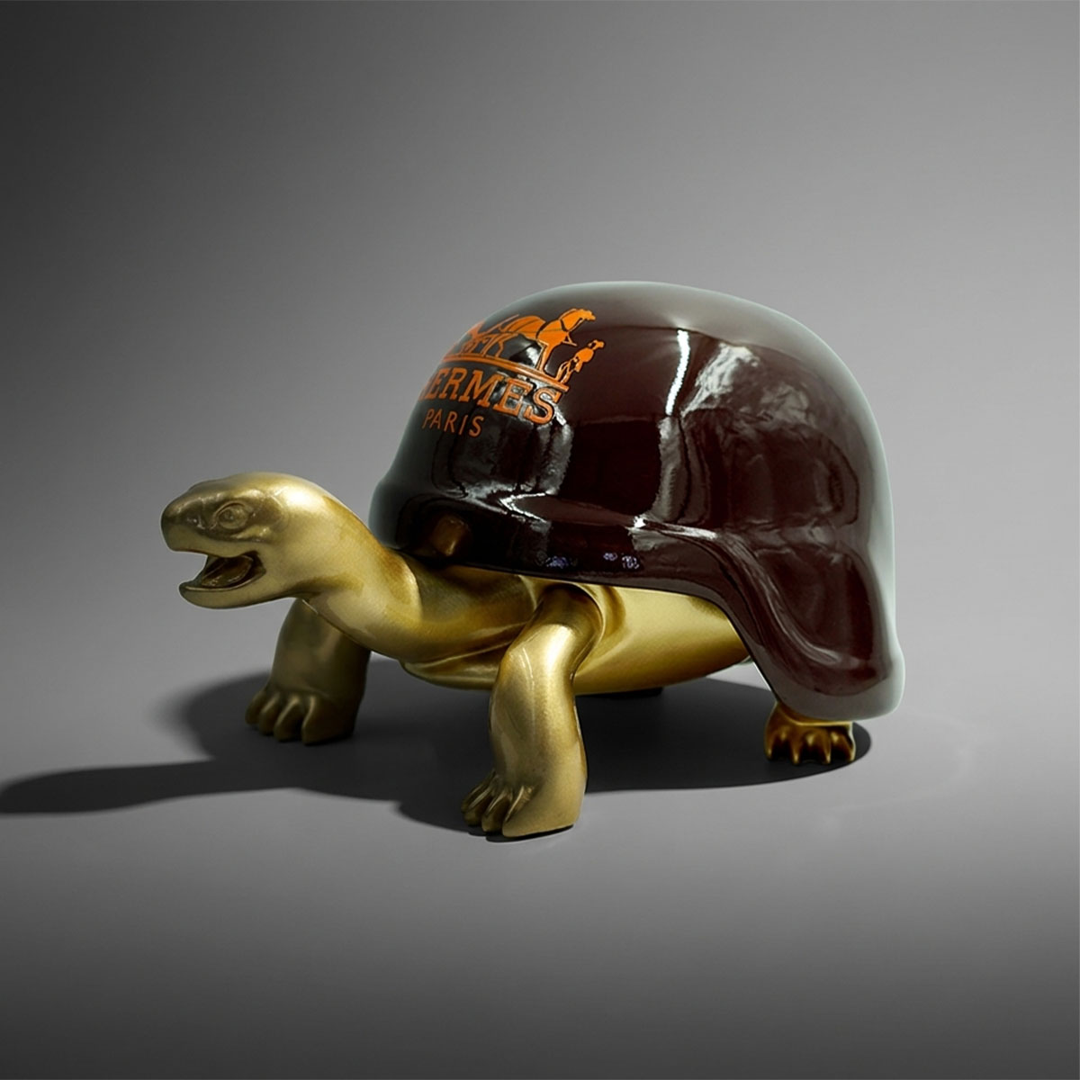 Decorative Turtle W Kasku H Figure - Image 2