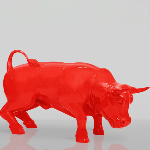 Decorative Figure Red Bull