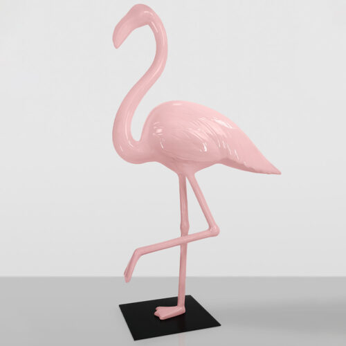 Large 3D Decorative Flamingo - Pink