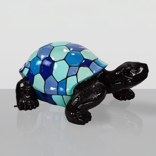 Large Walking Turtle Figure - Blue Smartie
