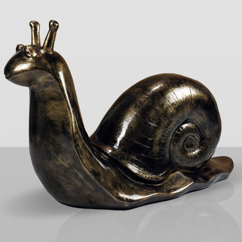 Decorative Figure Large Snail - Patina