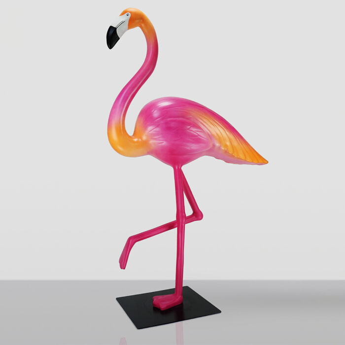 Decorative Figure Large 3D Flamingo - Pink Mango - Image 2