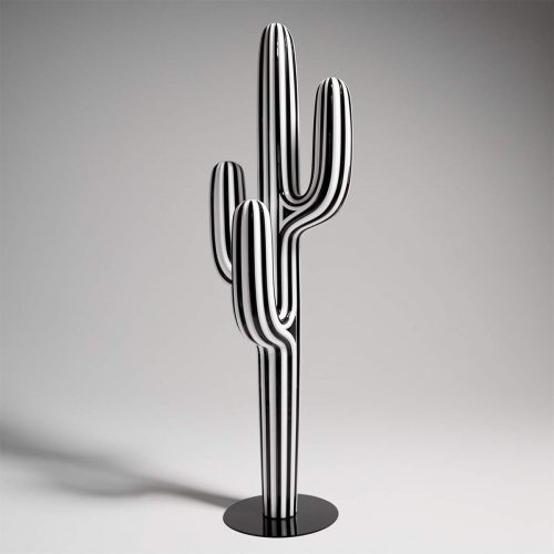 Cactus Hanger Black and White