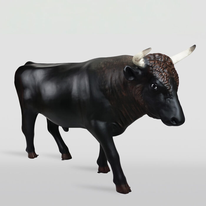 Life-Size Bull Figure