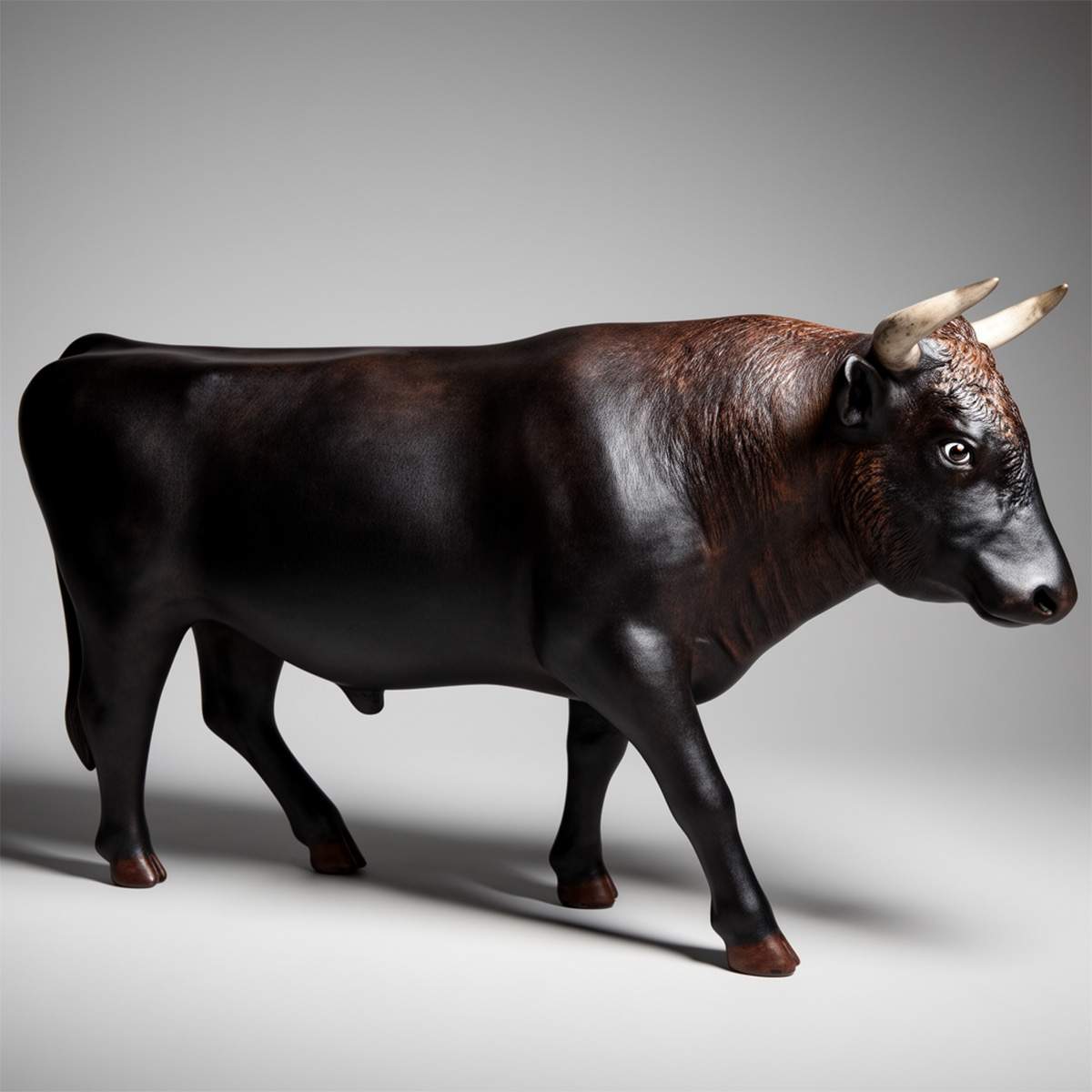 Life-Size Bull Figure