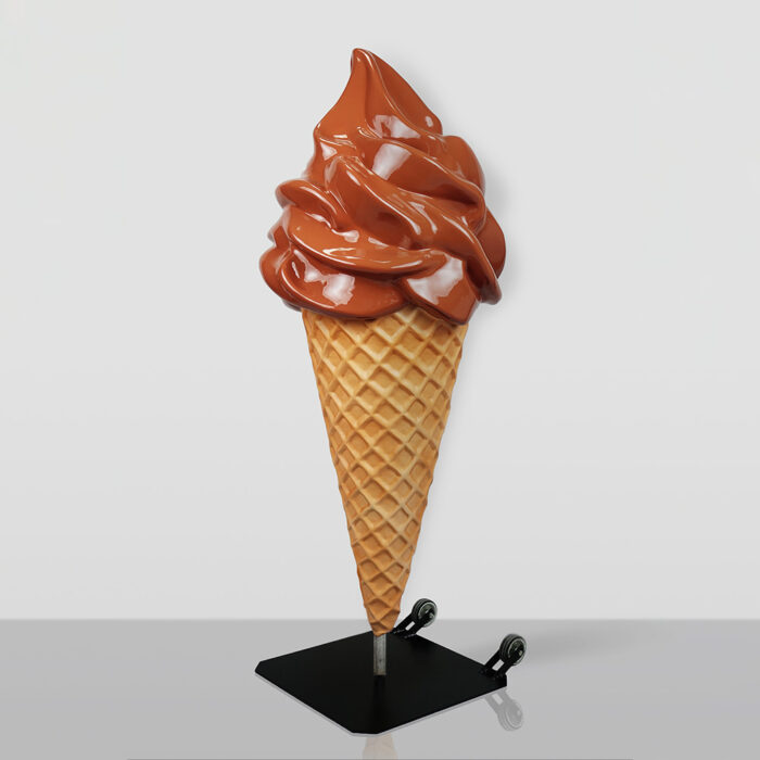 Chocolate Soft Serve Ice Cream Advertisement Figure - Image 3