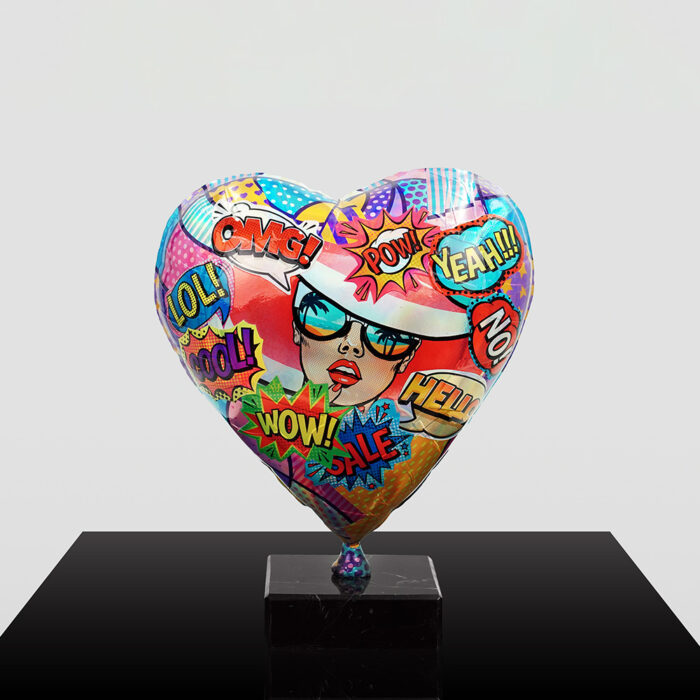 Decorative Heart-Shaped Balloon Figurine - Image 15