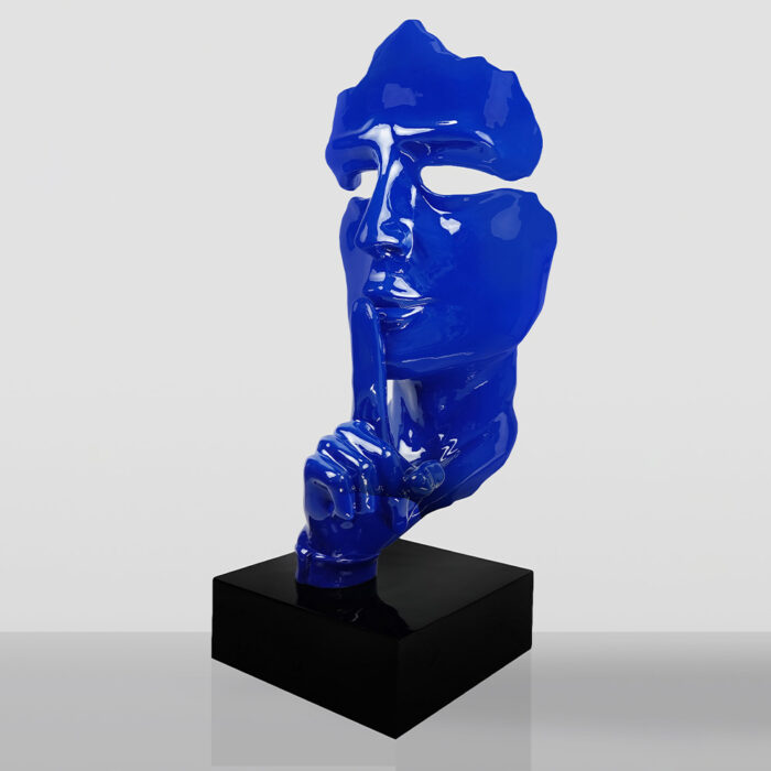 Large Mask on Stand – Blue - Image 2