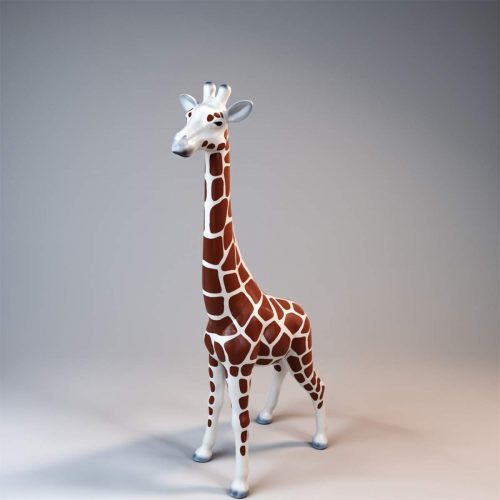 Resin handmade giraffe sculpture h-100cm