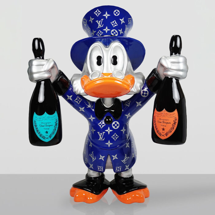 Decorative Figurine – Large Blue Scrooge McDuck