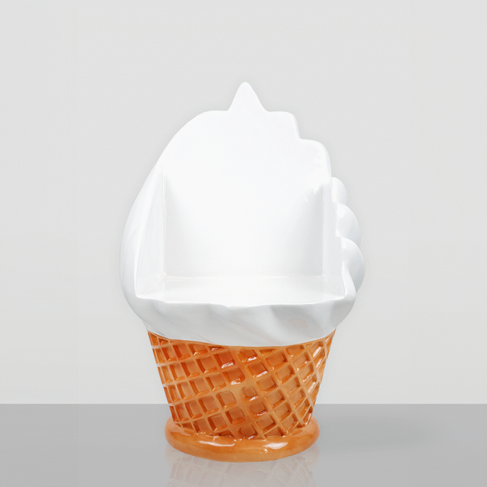 Ice cream shop furniture set – waffle cone table + ice cream chairs - Image 4