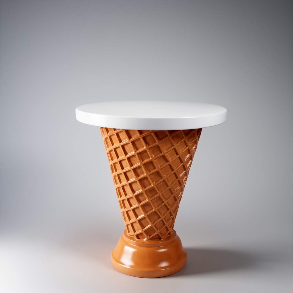 Ice cream shop furniture set – waffle cone table + ice cream chairs - Image 6