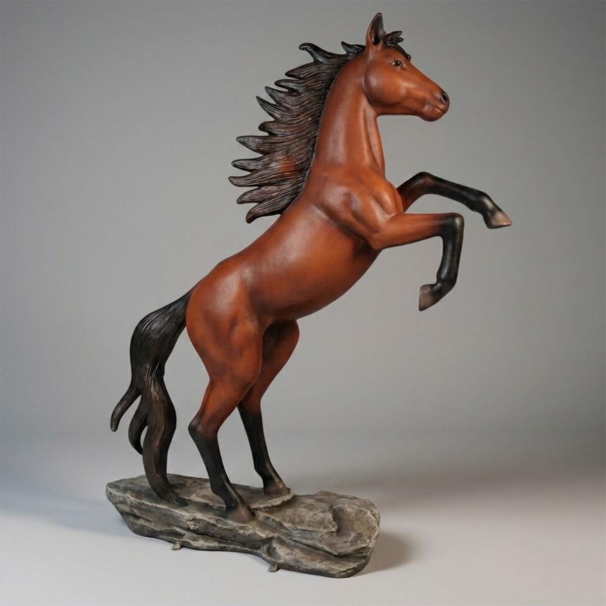Decorative Horse Rearing Figure - Image 8
