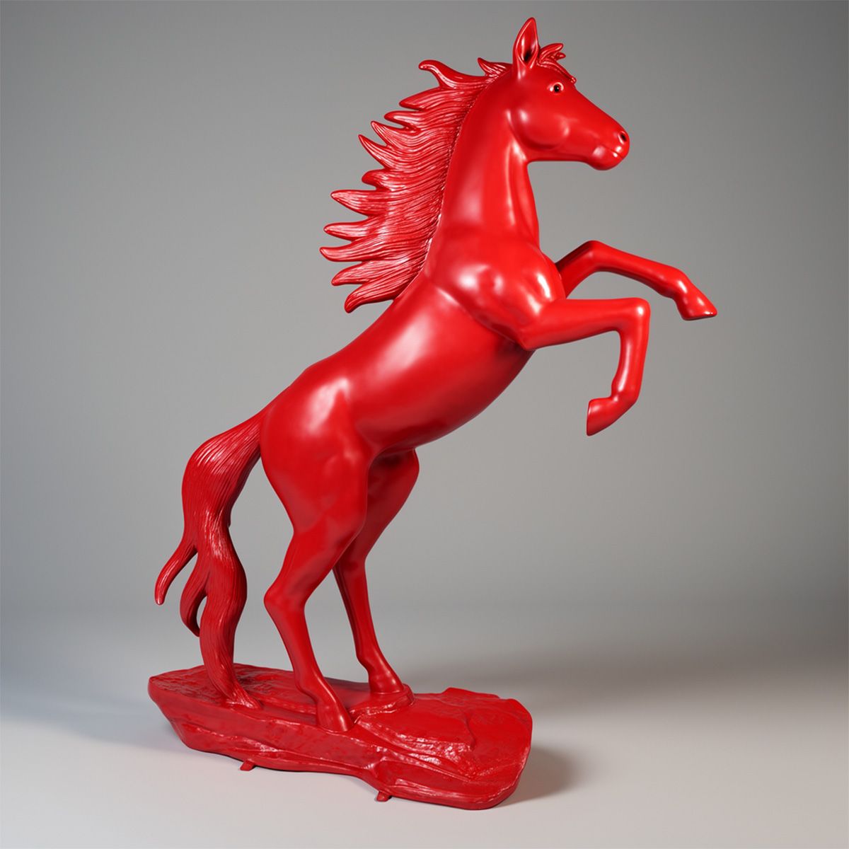 Decorative Horse Rearing Figure - Image 4