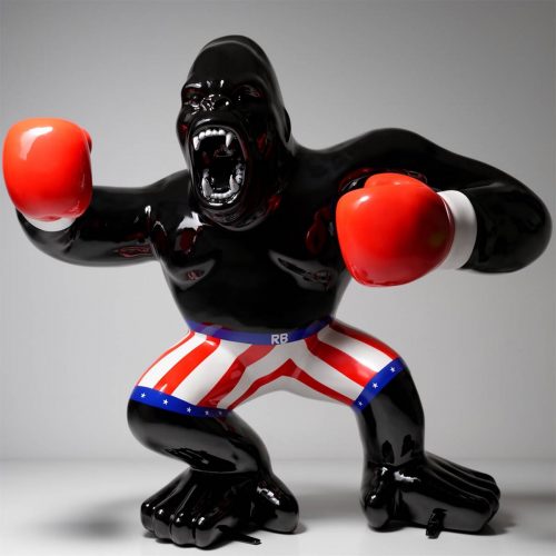 Large Boxer Gorilla Figure - Rocky