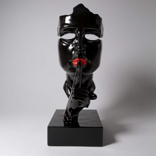 Large Mask Base - Red Lips