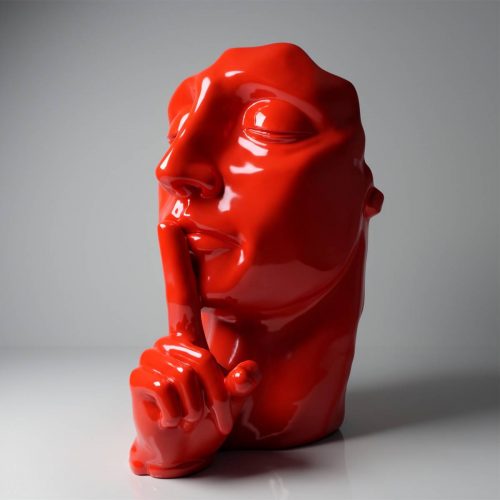 Mask with Finger - Red