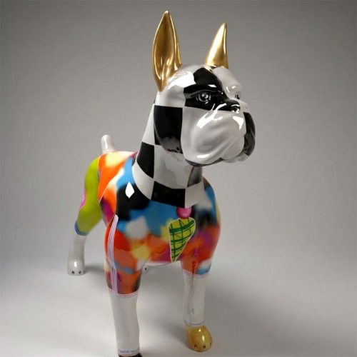 Boxer Dog Figure Standing - Pop -art Edition