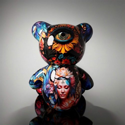 Small Sitting Bear - India Motif