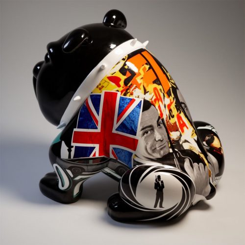 Bulldog Avella 55cm dog - James Bond