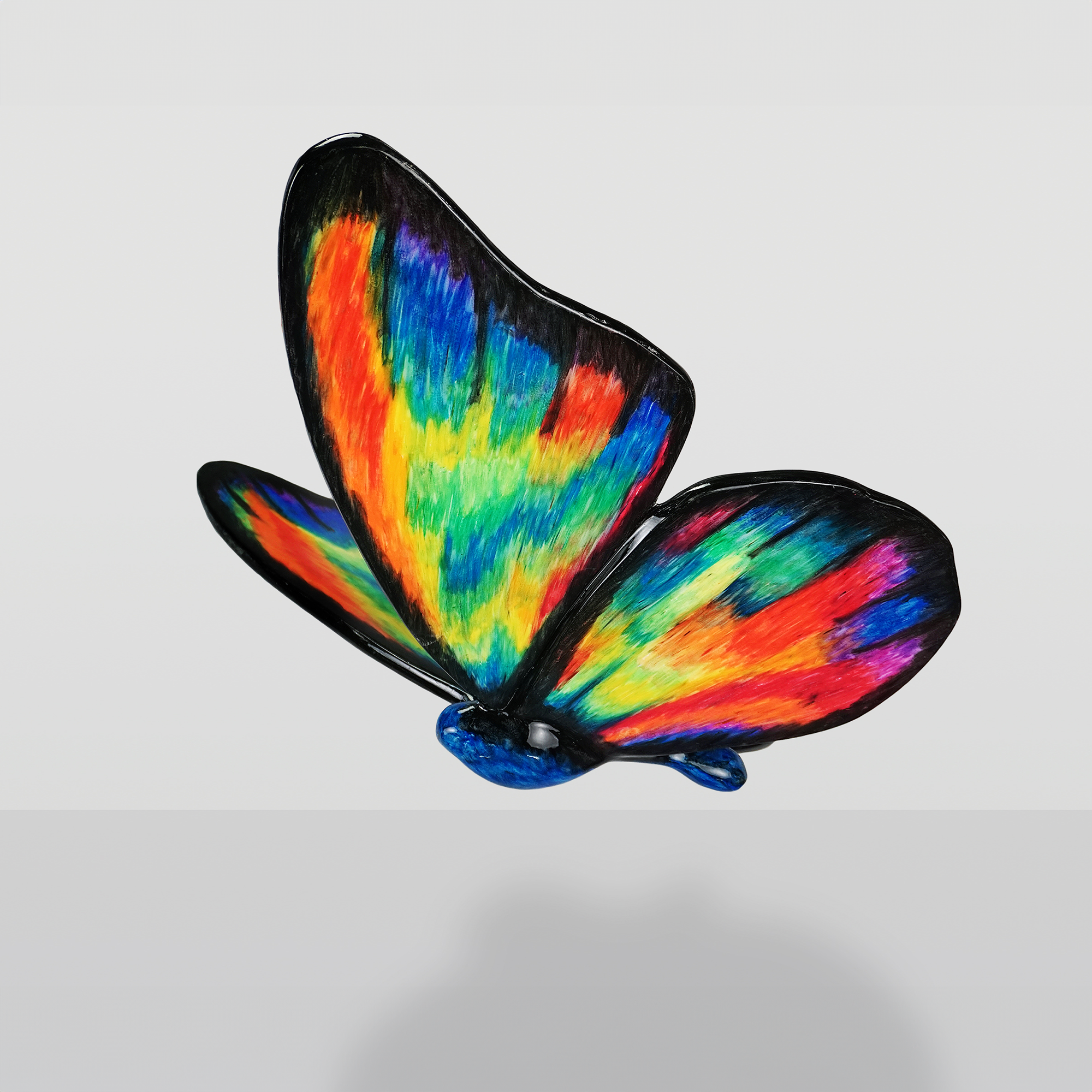 Decorative Figure – Hanging Butterfly, Pastel Version