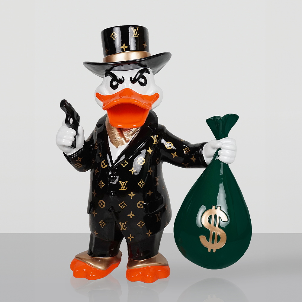 Al Capone Duck with a Bag