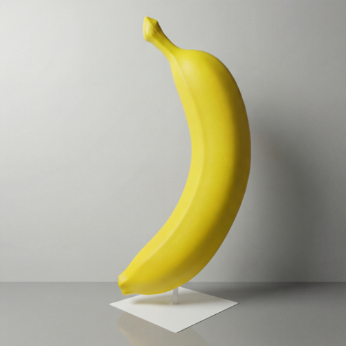 3D Figurine - Large Banana on a Base