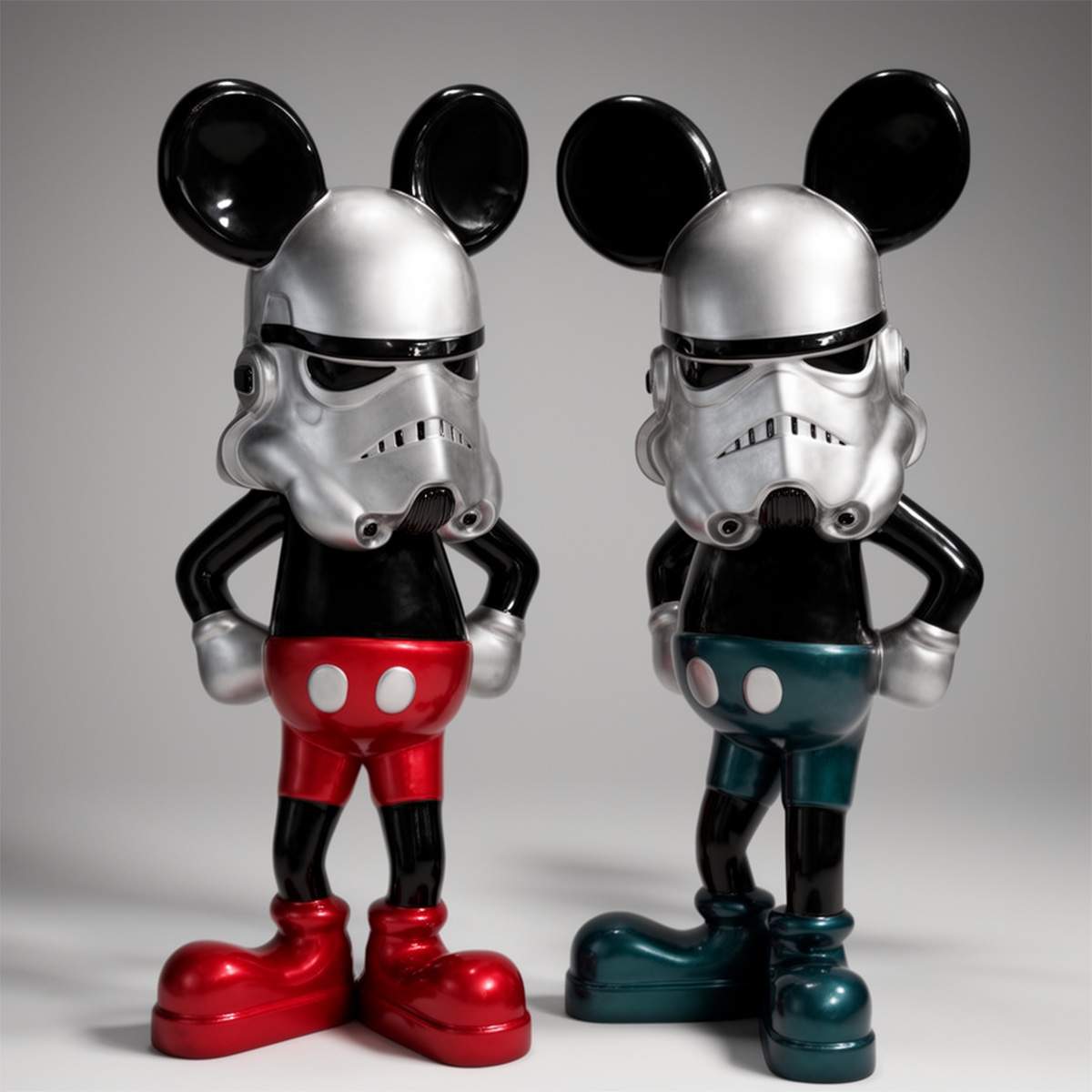 Decorative Figurine Stormtrooper Mouse Green - Image 3