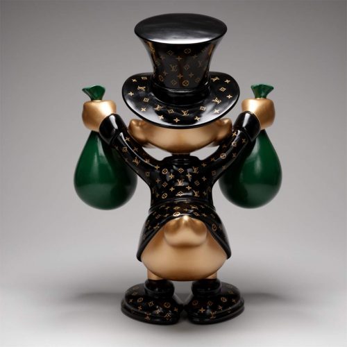 Decorative Figure – Mini Scrooge McDuck with Money Bags